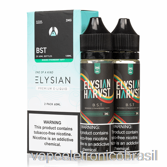 Vape Recarregável Bst - Elysian Labs - 120ml 0mg